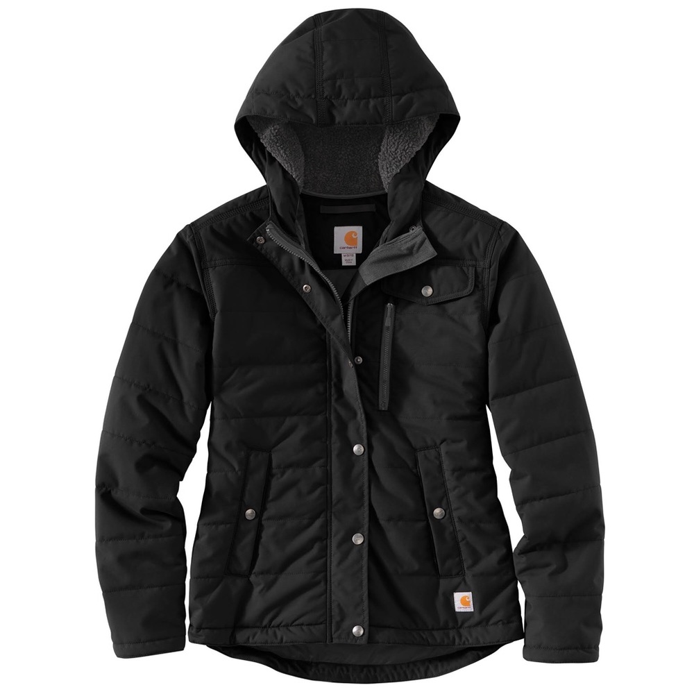 black carharrt hoodie womens medium 8/10